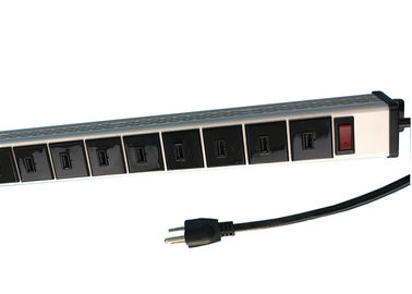 Multifungsi 13 Port USB Pengisian Daya Strip Bar AU / EU / UK / US Plug 5V 2.1A