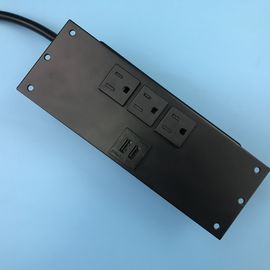 Outlet Daya Meja Flush Mounted Dengan Port USB Ganda