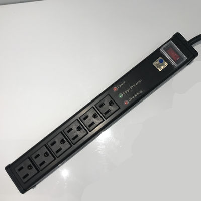 Lightning Proof 28 &quot;Surge Protector Power Strip 6 Outlet