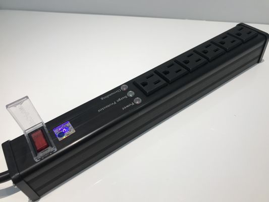 Lightning Proof 28 &quot;Surge Protector Power Strip 6 Outlet