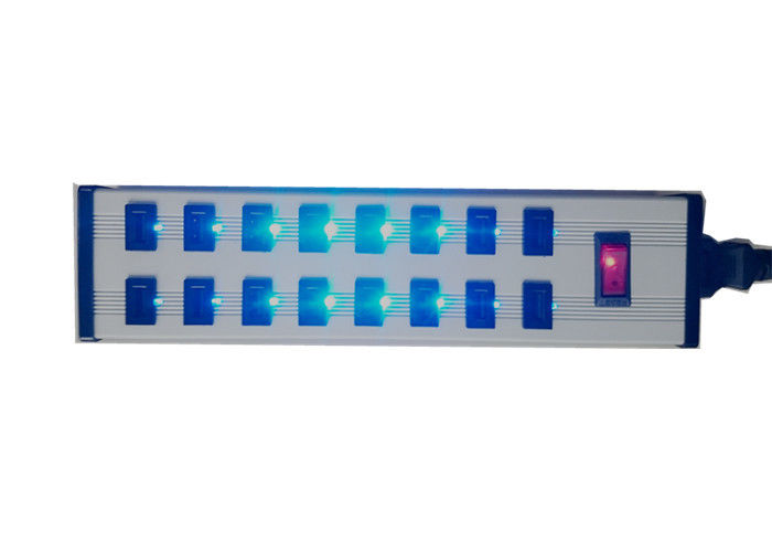 16 Port USB Pengisian Daya Strip untuk IPad MP3, 5V 2.4A Beberapa Pengisi Daya USB
