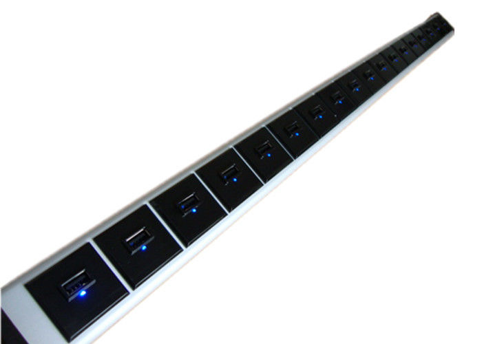 Listrik Slim Power Strip Dengan USB Charger 18 Port Untuk Beberapa Perangkat Seluler