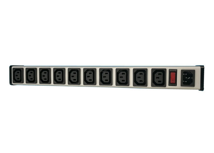 Smart 10 Socket Power Strip Bar Untuk Kabinet Jaringan, Beberapa Outlet Listrik PDU Unit Distribusi Daya