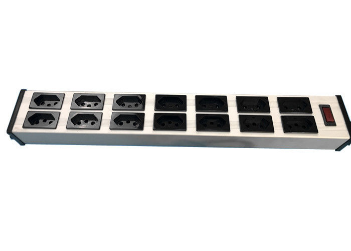 Listrik 14 Cara 19 "Brasil Multi Socket Kabel Ekstensi Dengan Switch 10 Amp 250V