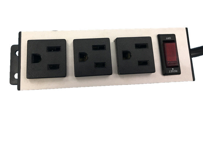 Kustom Amerika 3 Way Multi Listrik Plug Kabel Ekstensi Dengan On Off Switch
